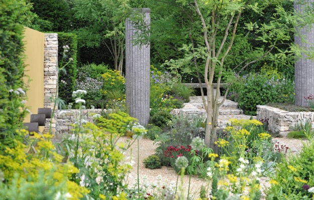 Luciano Giubbelei's garden for Laurent Perrier