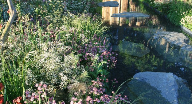 Luciano Giubbelei's garden for Laurent Perrier