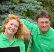 Picture of alan Titchmarsh and Charlie Dimmock