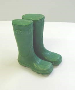 green wellington boot soap