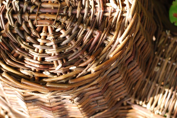 Wicker hedgehog house