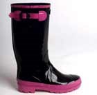 cerise-gloss-wellington-boot-size-7