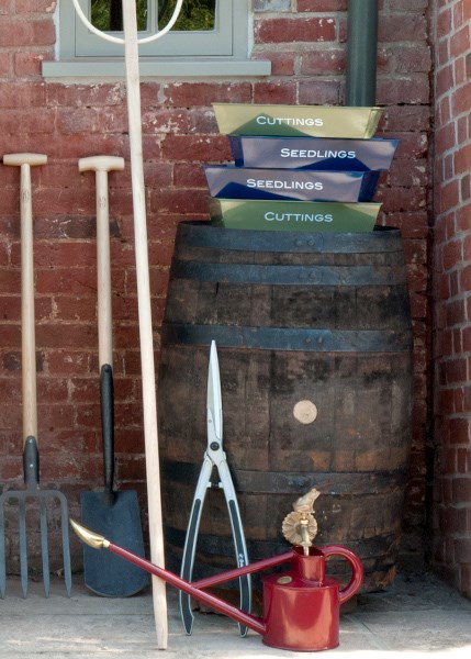 Oak whiskey barrel - water butt