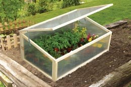 Hardwood cold frame
