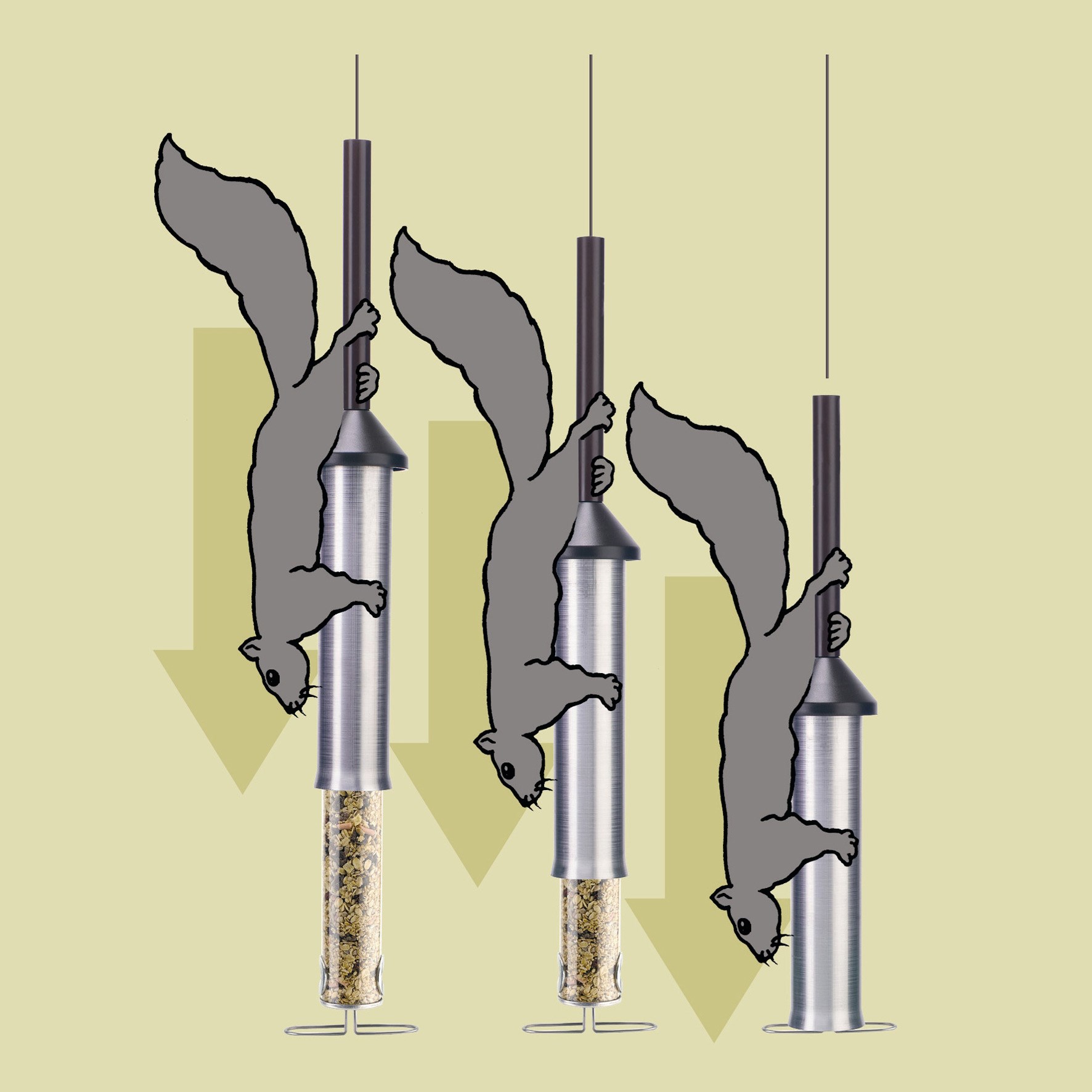 Squirrel-proof seed feeder