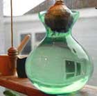 round-green-glass-bulb-vase