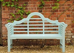 Lutyens bench - eau de nil