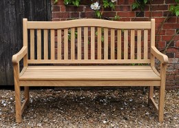 Traditional garden bench