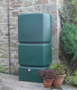 Wall tank 800 litre green water butt