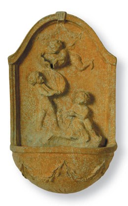 Water babies wall fountain