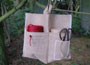Hessian double pocket twine dispenser