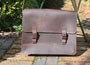 Leather satchel