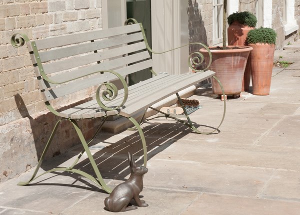 Montpellier bench - lichen green Montpellier bench - lichen green