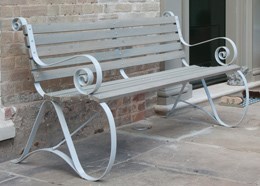Montpellier bench - cool grey