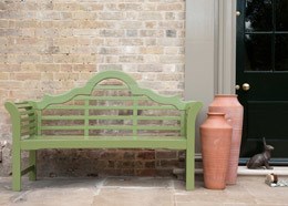 Lutyens bench - crocus green