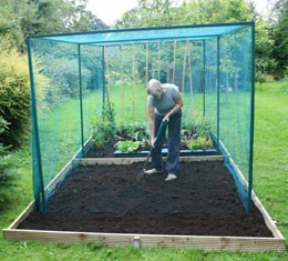 Heavy duty fruit cage  - 4m x 4m