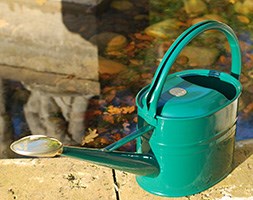 Haws green watering can