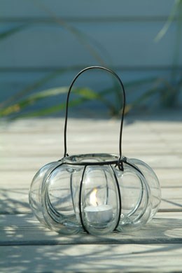 Ball votive glass
