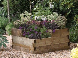 Caledonian tiered raised bed