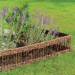 Classic willow edging hurdle