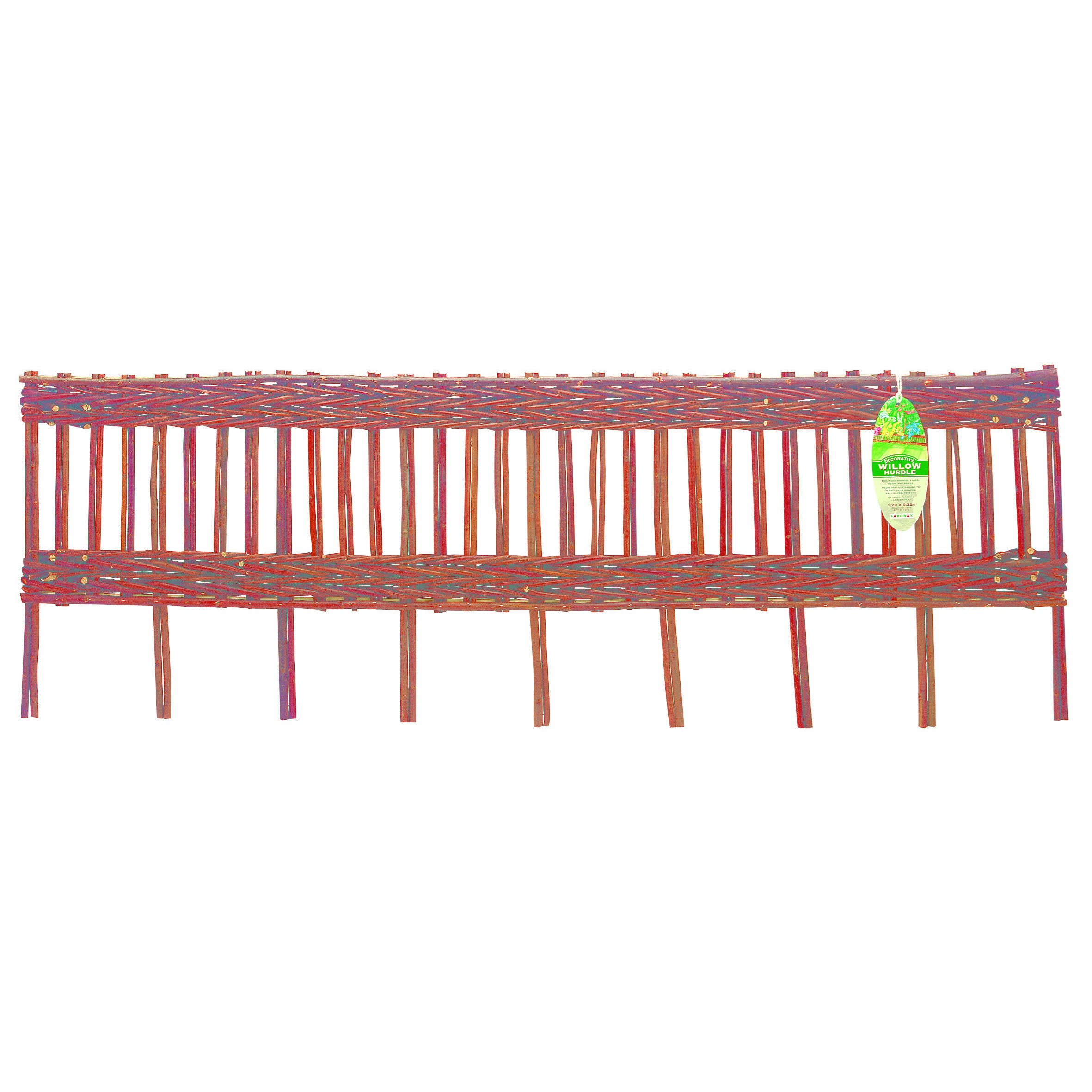 Classic willow edging hurdle