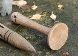 Traditional pot tamper by Joseph Bentley