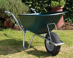 Blue cruiser wheelbarrow