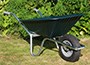 Green clipper wheelbarrow