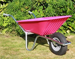 Pink clipper wheelbarrow
