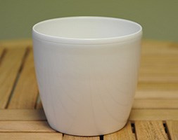 White round pot cover