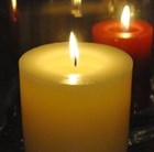 Small pillar candle