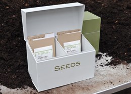Calendar seed storage box