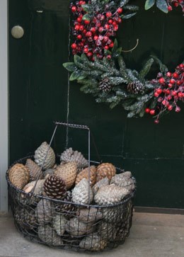 Wire garden basket