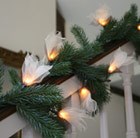 Indoor leaf skeleton LED lights