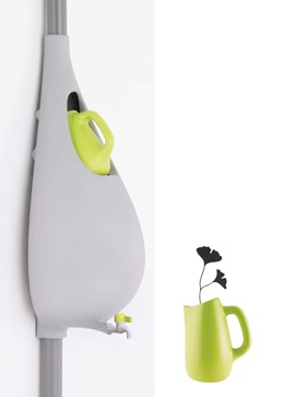 Pure raindrop water butt and watering can