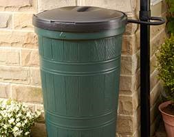 Large garden lake 200 litre water butt kit