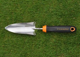 Fiskars stainless steel transplanting trowel