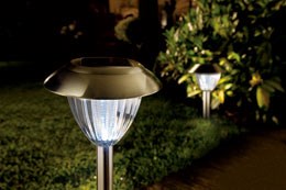 Solar ultra bright stainless steel border lights