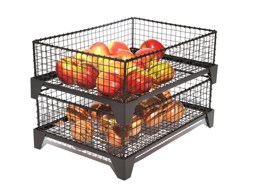 Stacking storage crate