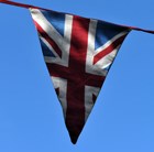 Vintage style union jack bunting