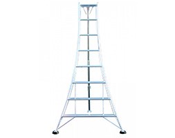 Tripod ladder for orchards and hedges