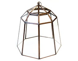 Deluxe lidded lantern cloche