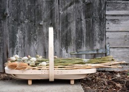 Traditional flower trug