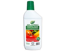 Tomatoes and peppers soil extract fertiliser