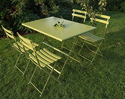 4 Seat Rome dining set - green