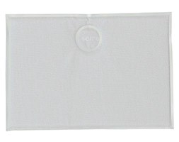 Rectangle magnetic seat pad - white