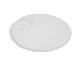 Round magnetic seat pad - white