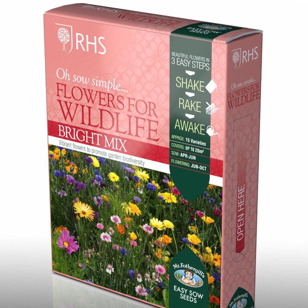 Shake & sow - Flowers for wildlife - bright mix