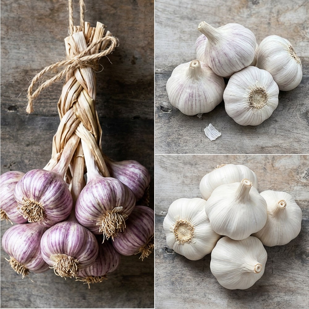 garlic 'The French' collection for autumn planting