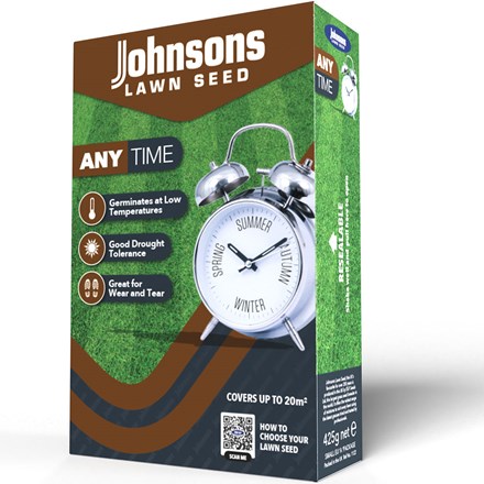 Johnsons anytime lawn seed
